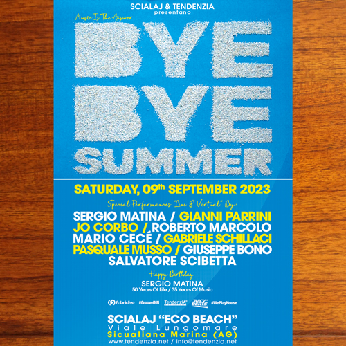 Sergio Matina @ Bye Bye Summer