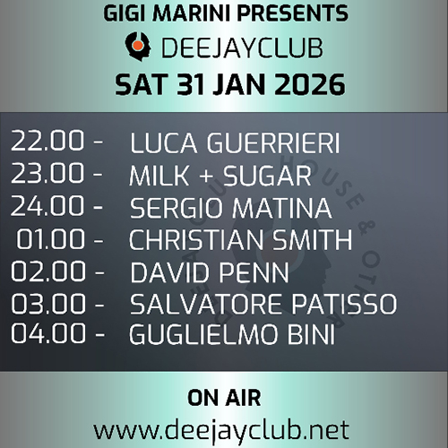 TendenziA Session @ DeejayClub Radio Show (31 January 2026)