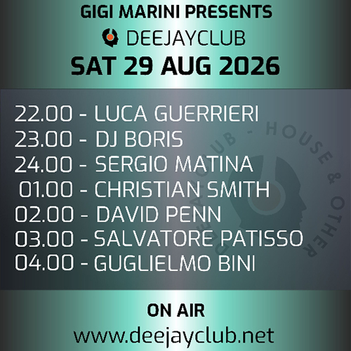 TendenziA Session @ DeejayClub Radio Show (29 August 2026)